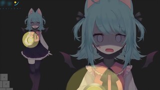 Fanmade Live2d về Erika người có thể nhảy và đi bộ cùng lúc trong game