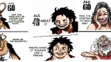 One Piece Characters when they are 40 and 60 years old