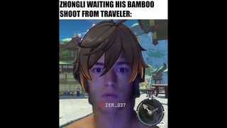 Just Zhongli waiting his order