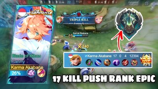 PUSH RANK EPIC 17 KILL HARD GAME AWAL SEASON