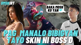 FREE SKIN NI VALE PAG MANALO BIBIGYAN TAYO NI BOSS D | BAKA ALAGANG H2WO TO❤️❤️❤️