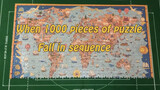 Finishing 1000 Pieces of Puzzles in Sequence