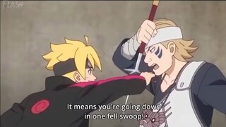 boruto chunin exam fight