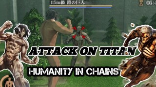 🔴ATTACK ON TITAN HUMANITY IN CHAINS 3DS : Citra Emulator