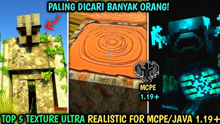 AKHIRNYA RILIS‼️TOP 5 SHADERS + TEXTURE ULTRA REALISTIC FOR MINECRAFT PE/JAVA 1.19+| RENDER DRAGON🦖