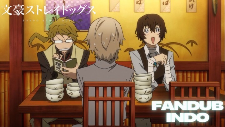 (Fandub indo) takdir yang Mengalir di Sungai ep 1 part 3 | Bungo stray dogs | By Mafusei