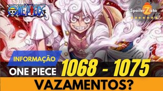 POSSÍVEIS VAZAMENTOS -  ONE PIECE 1068 -1075 | NÃO CONFIRMADOS