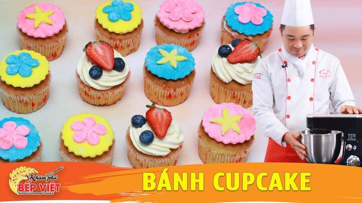 BÁNH CUPCKE - Cách làm bánh cupcake ngon và đẹp mắt - Khám Phá Bếp Việt