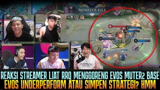 RRQ TAUNTING PUTERIN BASE MENGGORENG EVOS | STREAMER REACTION RRQ VS EVOS H3RO ESPORTS