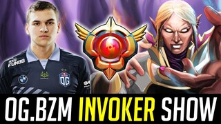 OG.bzm INVOKER show in 9000 avg mmr - GRAND MASTER