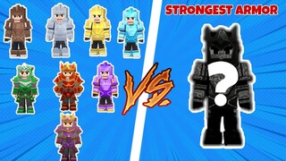 🔴ALL ARMOR VS STRONGEST ARMOR  IN SKYBLOCK -SKYBLOCK BLOCKMAN GO