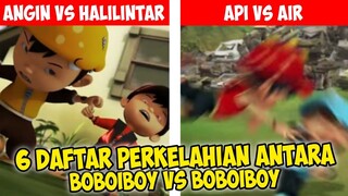 6 Daftar Perkelahian Antara BoBoiBoy VS BoBoiBoy