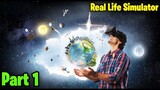 Entering Virtual World 😂 | Real Life Simulator Gameplay 😆 | Part 1 | George Gaming |
