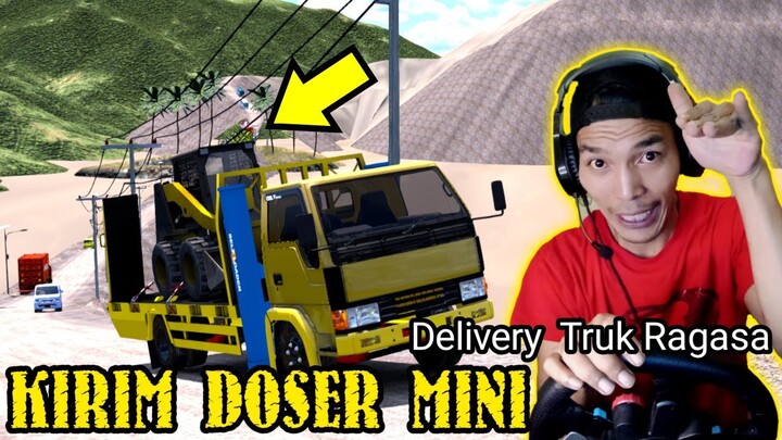 NEKAT ‼️Truk Ragasa Angkut Doser Mini Lewat Jalur Pedesaan Yang Terjal-ETS2