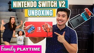 Nintendo Switch V2 Console Unboxing | Family Playtime | Family Vlog