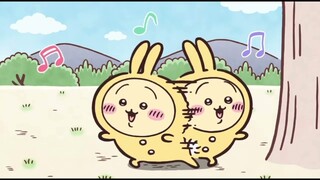 2分耐久うさぎパジャマパーティズダンス！🐰#ちいかわ #アニメちいかわ