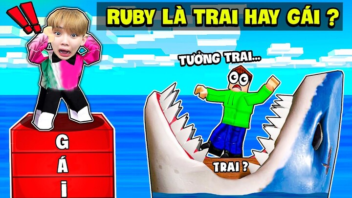 Ruby Thử Thách Trả Lời Câu Hỏi " CÀNG NGẮN SẼ CH*T " Trong Roblox Siêu Khó !?