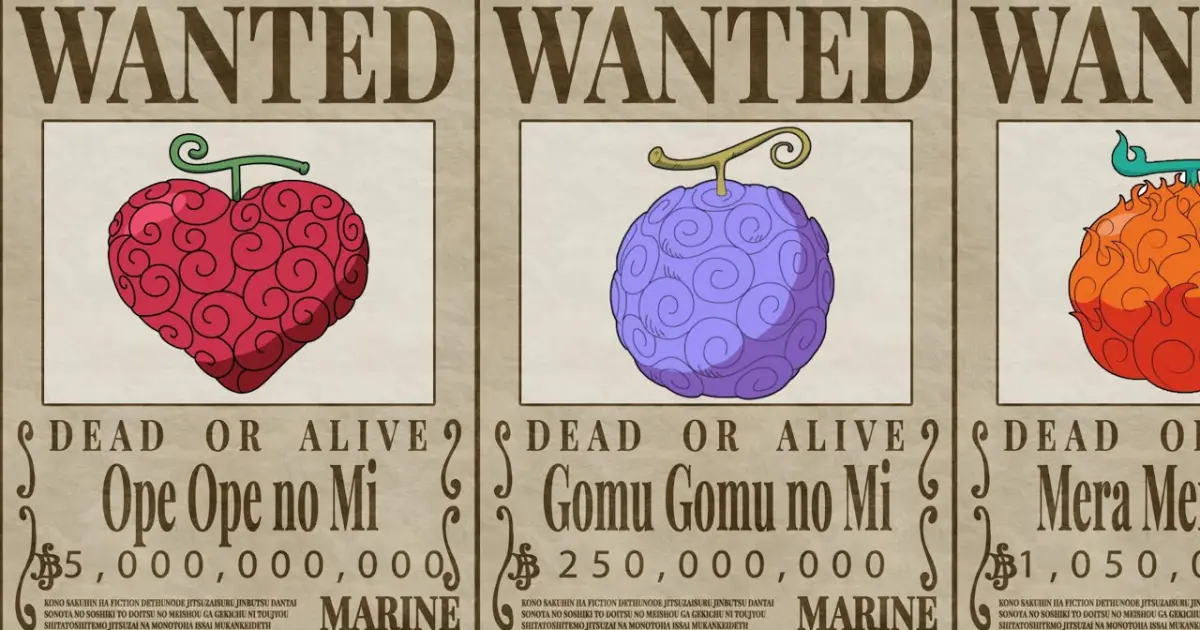 One Piece Devil Fruit Bounties Bilibili