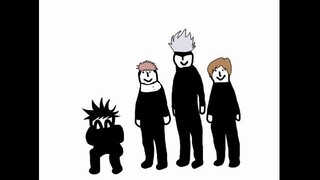 [Jujutsu Kaisen/ Suku Fushi] แอนิเมชันวาดมือฉบับสั้น