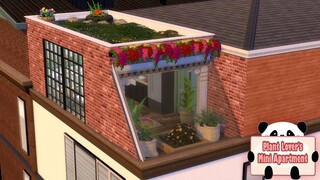 Plant Lover's Mini Apartment -  TS4 [SPEED BUILD]