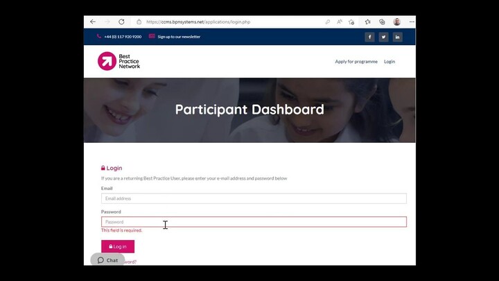 Participant Dashboard