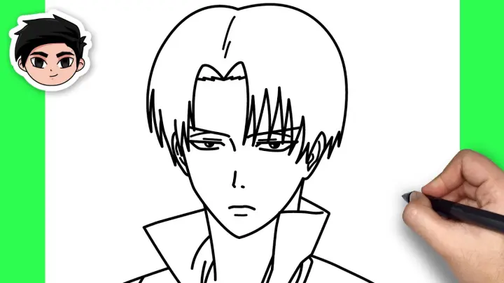 How To Draw Levi Ackerman Attack On Titan Easy Step By Step Tutorial Bilibili