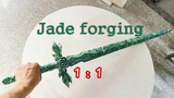 Making the Blue Rose Sword of Sword Art Online with Jade
