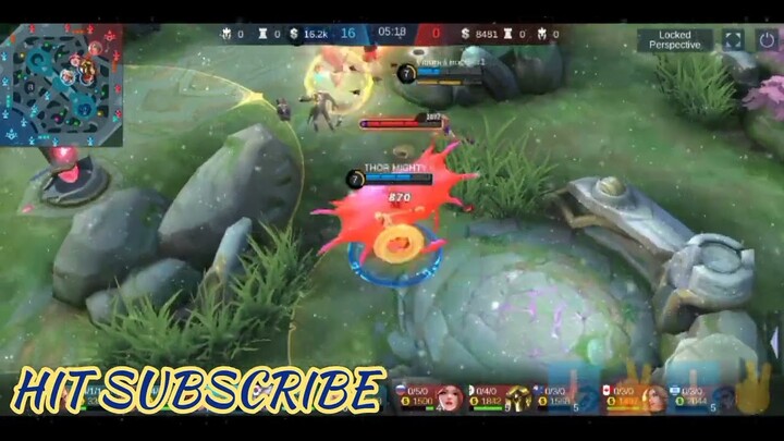 Yin Got The Snowing Battle Field of MLBB Nice Game Play All for Taking Maniac