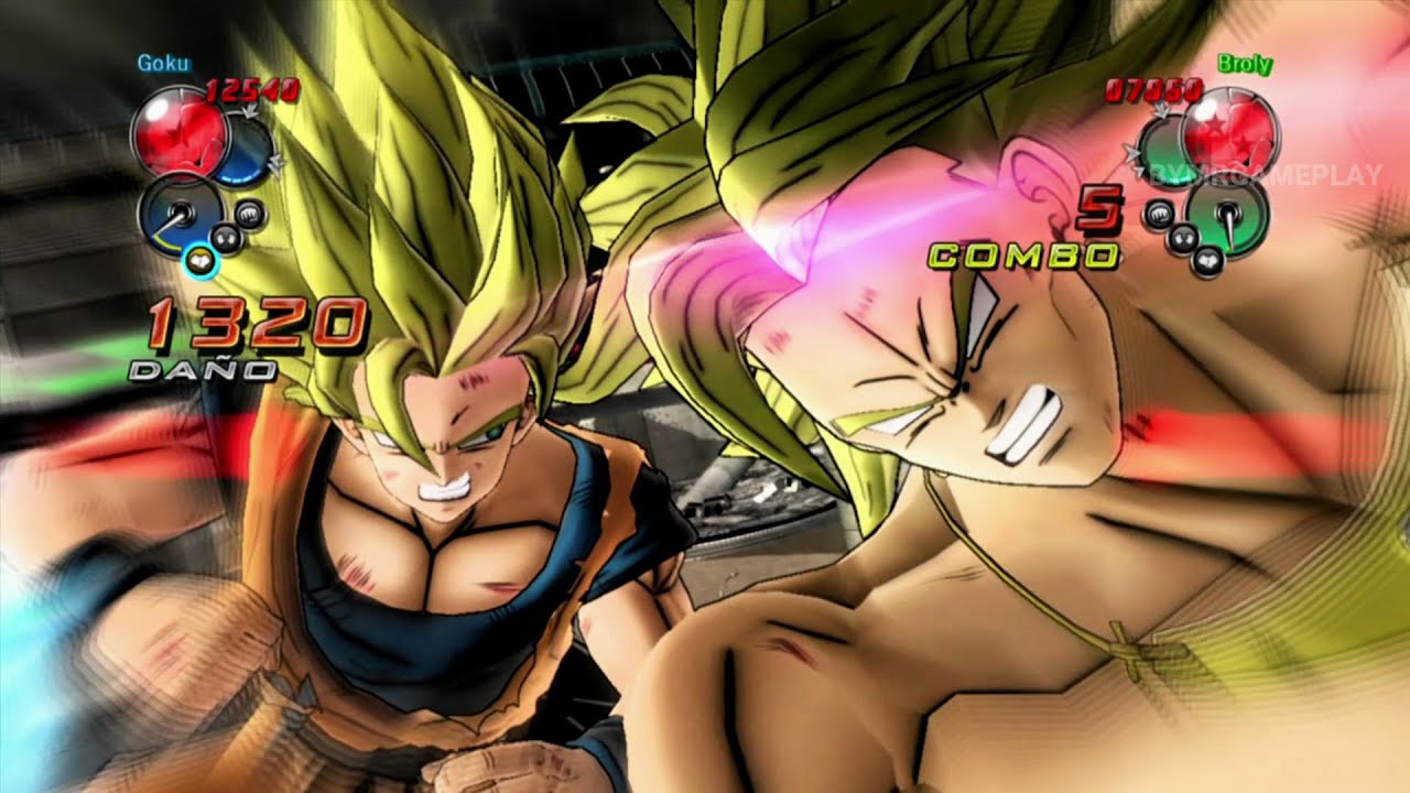 Dragon Ball Z Ultimate Tenkaichi Goku vs Broly - Com vs Com - Bilibili