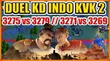 DUEL ALIANSI INDO KVK 2 !! 3275 VS 3279 DAN 3271 VS 3269 WAR RISE OF KINGDOMS
