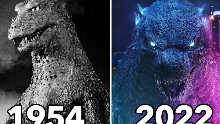[Remix]Transformation of Godzilla's screen images from 1954 to 2022