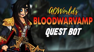 AQW - BLOODWARVAMP quests bot - VAMPIRIC KNIGHT set / BLOOD GUARDIAN set / WEREPYRE WARRIOR set bot