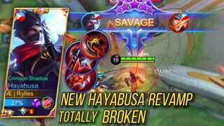 new hayabusa revamp is absolutely insane! MLBB