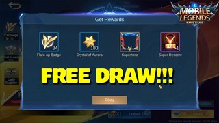 FREE DRAW IN BRUNO'S FIREBOLT SKIN EVENT 🟢 MLBB