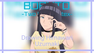 Gambar Himawari Uzumaki versi Time Skip