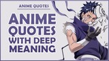 Anime Quotes With Deep Meaning | ANIME QUOTES