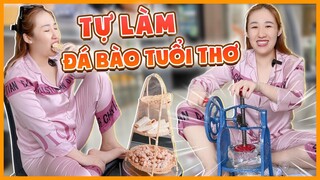 Tự làm siro đá bào, món ăn vặt huyền thoại tuổi thơ.