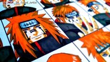 Drawing Naruto Shippuden Characters as Six Paths of Pain Members