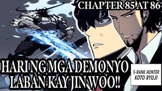 Ang Hari ng mga Demonyo laban kay Jin Woo!!  Solo Leveling Tagalog 85-86 S2 EP7 PART 2