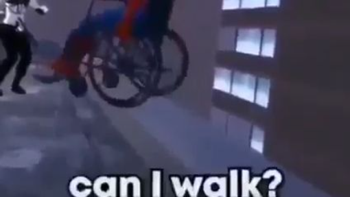 Spiderman: Can I walk? NO I CAN'T!