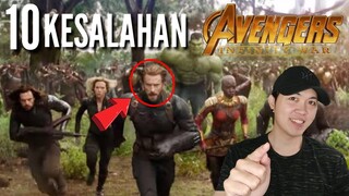 10 KESALAHAN AVENGERS INFINITY WAR