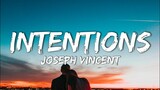 Intentions - Justin Bieber | Joseph Vincent Cover (Lyrics)
