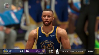 NBA2K21 HIGHLIGHTS: WARRIORS at LAKERS Full Game Highlights I October 8, 2021 I NBA2k 2021