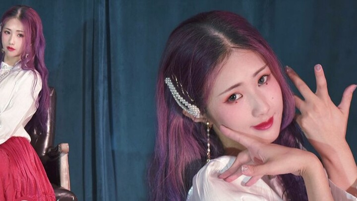 [Tiga] (G) I-DLE Senorita [Gaun merah Susu sangat cantik, biarkan aku menirunya]