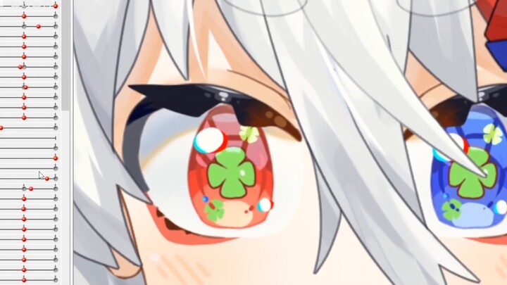 【live2d】ตาอัจฉริยะขนาดใหญ่ที่มีพารามิเตอร์ทางกายภาพ 20 ตัวมีหน้าตาเป็นอย่างไร?