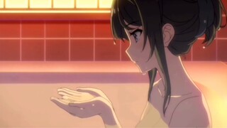 [Mai/Super Sweet/Spot] Sakurajima Mai going out of the bath, click on Mai-senpai and it's yours