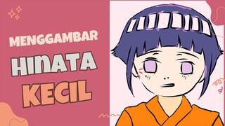 Menggambar hinata kecil menggunakan aplikasi medibang