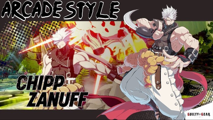 GUILTY GEAR -STRIVE Chipp Zanuff   Arcade  Mode No continue Gameplay HD 60 FPS  PS 4