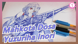 [Mahkota Dosa] [Menggambar Dengan Pena] Cara Menggambar Yuzuriha Inori Dengan Pena_1