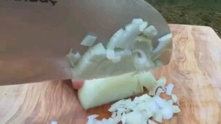 Doğada Diken ucu Kavurması Thorn tip Roasting in nature
